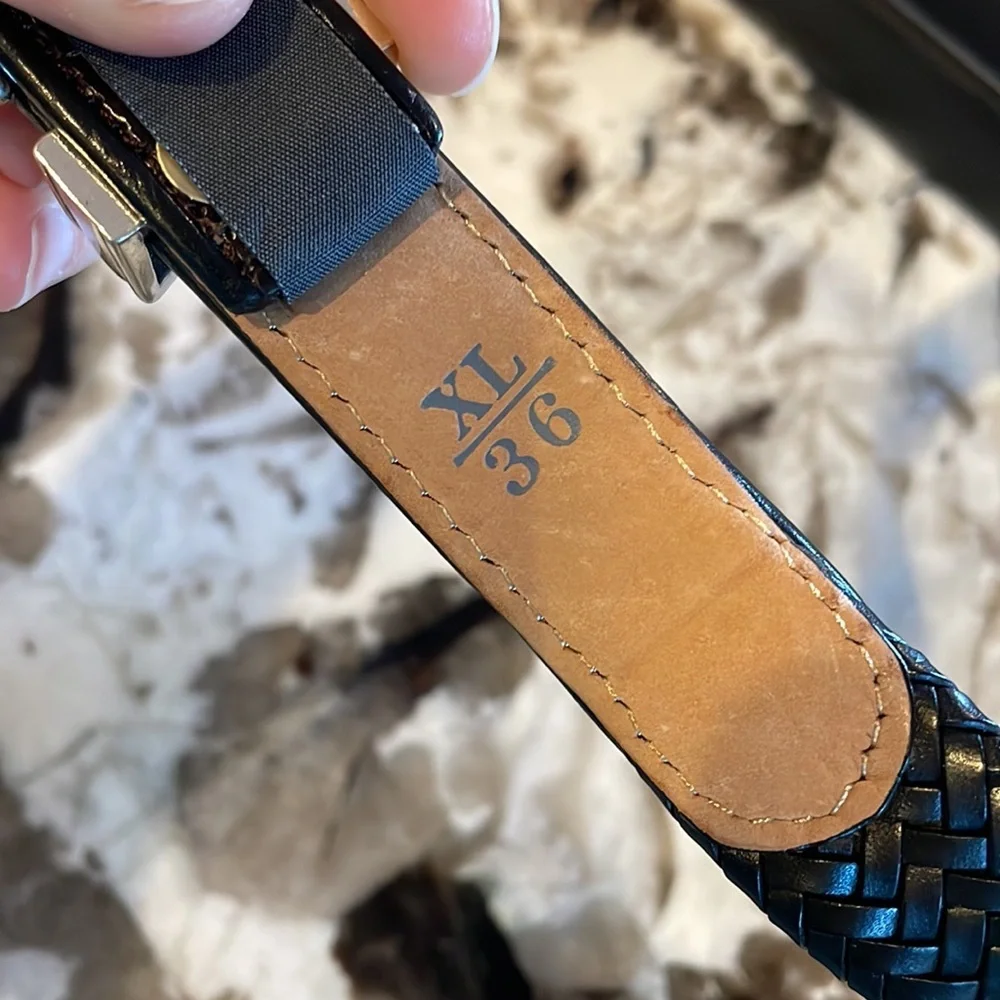 Brighton Black and‎ Brown Woven Belt